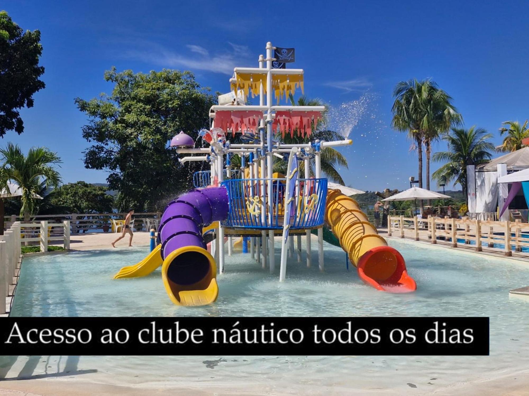 Nautico Flat Com Acesso Ao Clube Nautico Praia- 卡达斯诺瓦斯 外观 照片