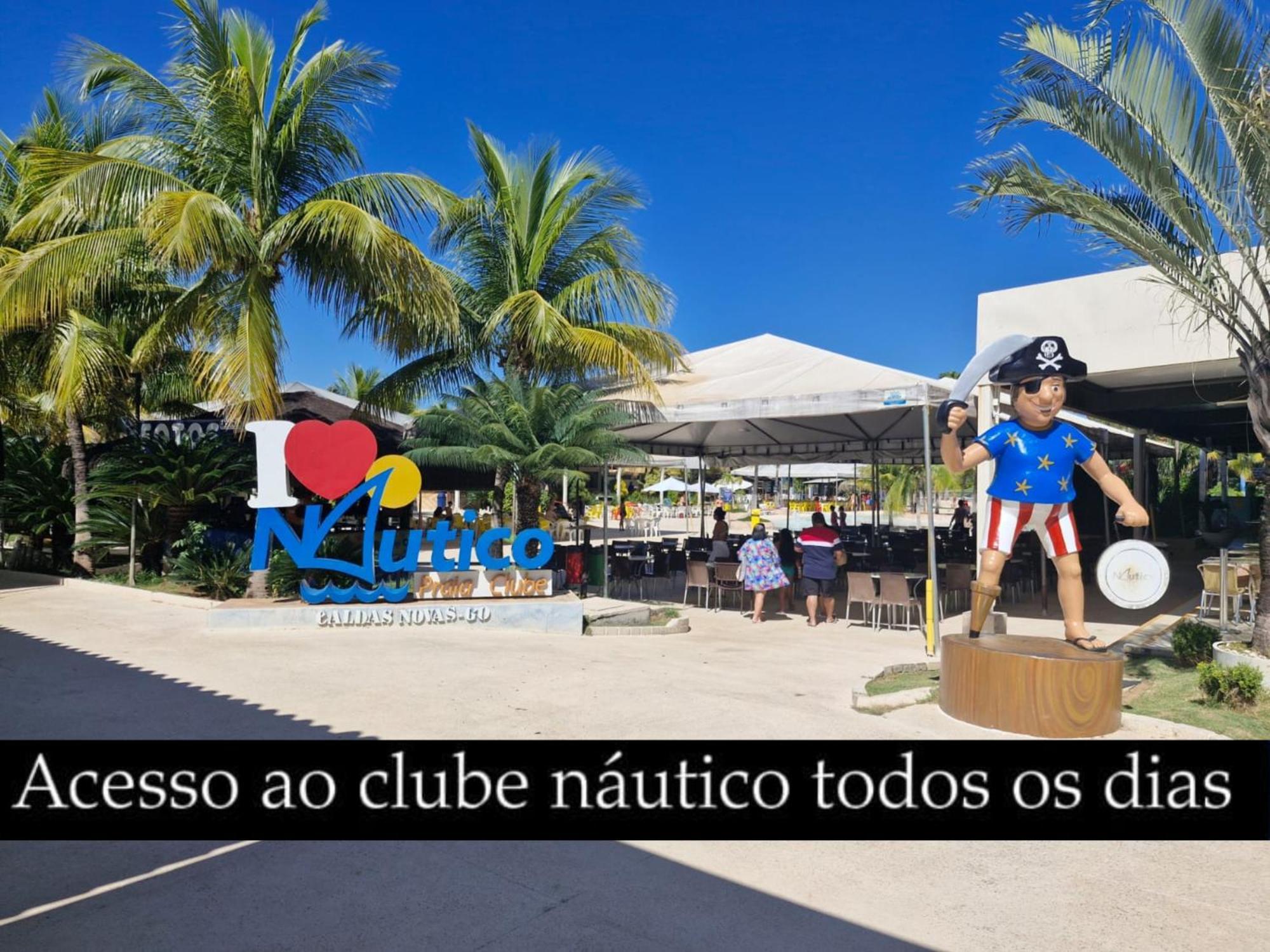 Nautico Flat Com Acesso Ao Clube Nautico Praia- 卡达斯诺瓦斯 外观 照片