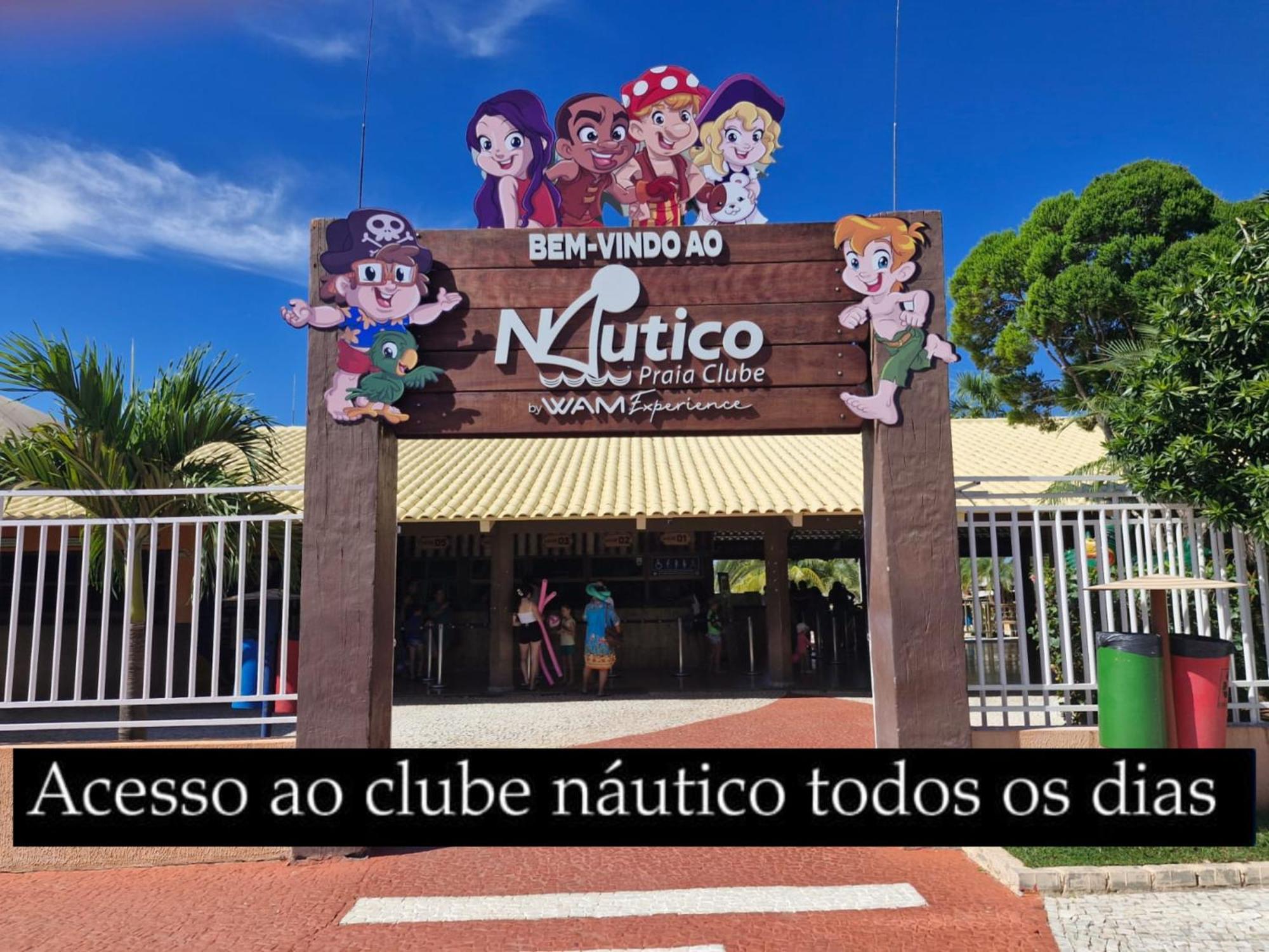 Nautico Flat Com Acesso Ao Clube Nautico Praia- 卡达斯诺瓦斯 外观 照片