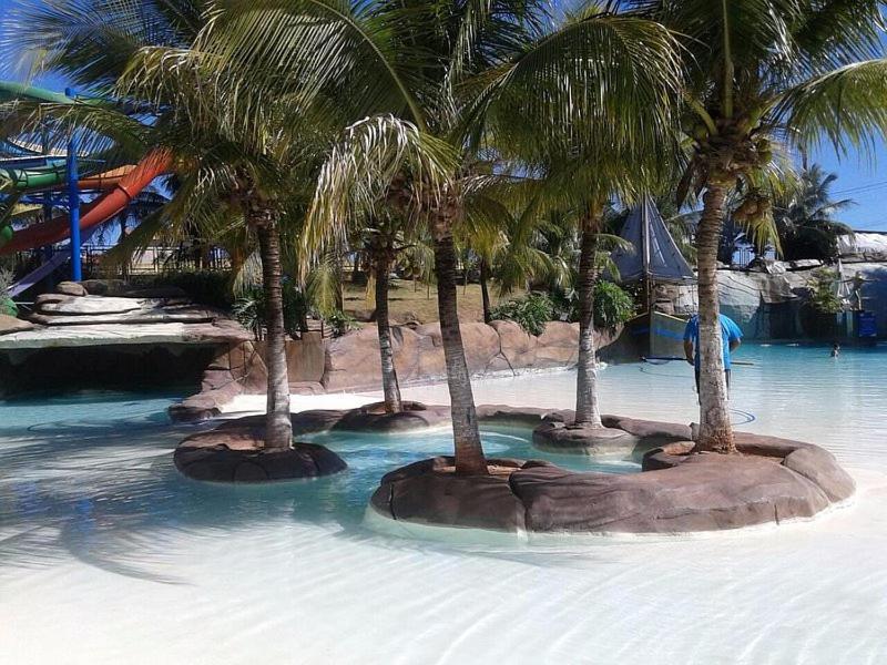 Nautico Flat Com Acesso Ao Clube Nautico Praia- 卡达斯诺瓦斯 外观 照片