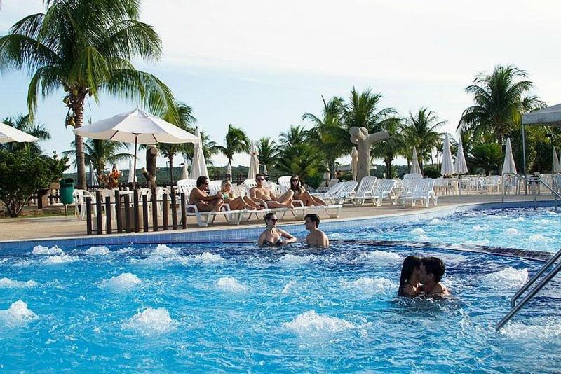 Nautico Flat Com Acesso Ao Clube Nautico Praia- 卡达斯诺瓦斯 外观 照片
